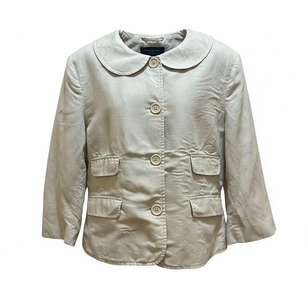 Cream Button Front Jacket - image 3